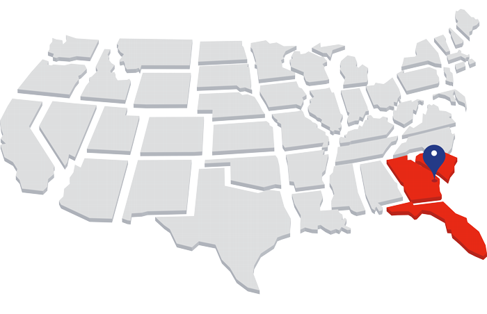 TTL_USA_Map_3 Service area map of the United States